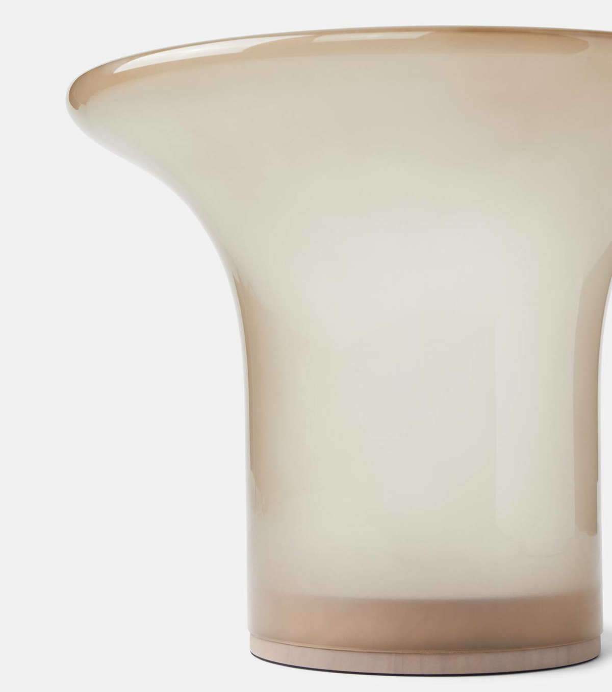 101 Copenhagen Trumpet Low glass side table