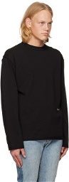 C2H4 Black Inside Out Long Sleeve T-Shirt