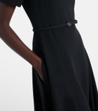 Gucci Double G belted midi dress