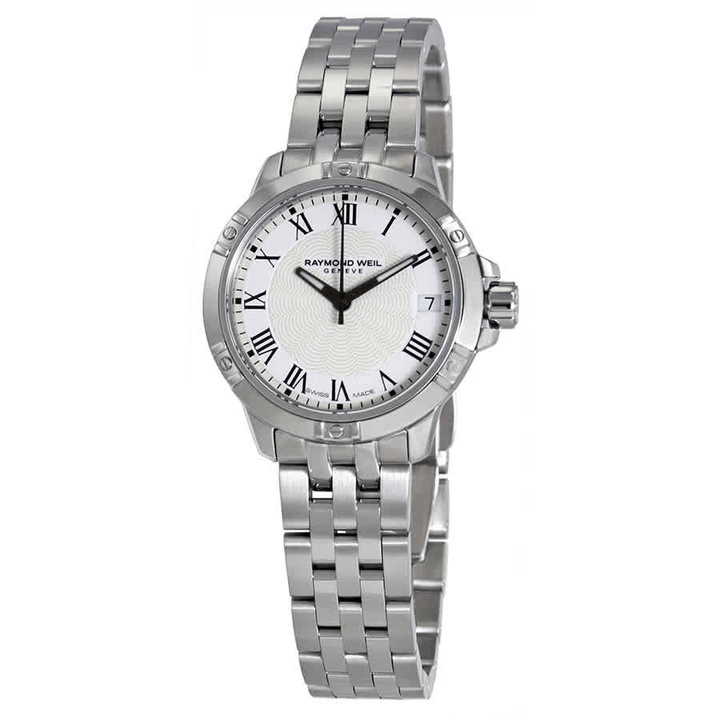 Photo: Raymond Weil Tango White Dial Ladies Watch 5960-ST-00300