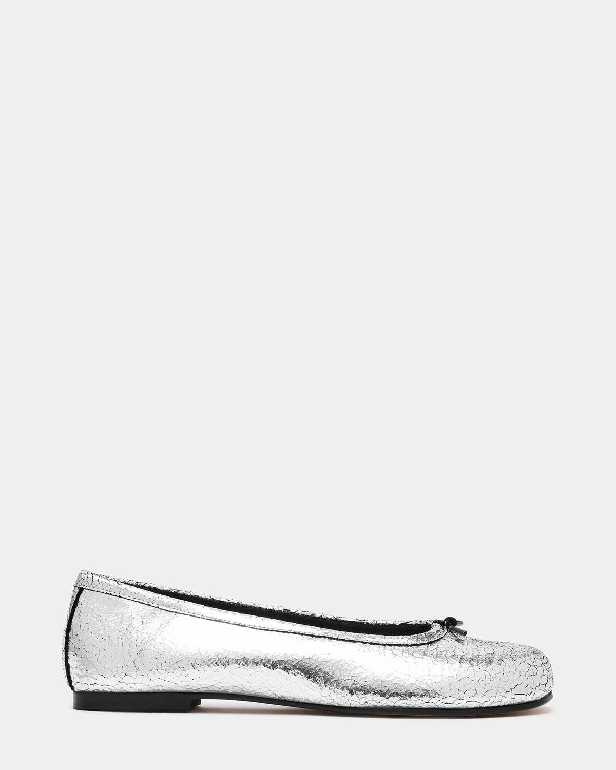 Steve Madden Calico Flats in Silver