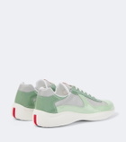 Prada Prada America's Cup leather-trimmed sneakers