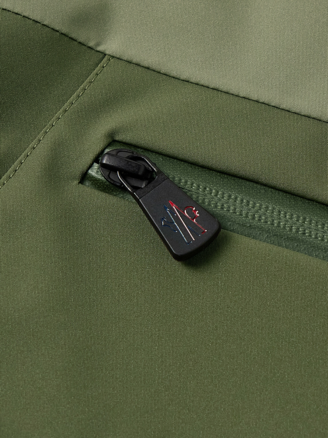 Moncler Grenoble - Colour-Blocked Ski Salopettes - Green