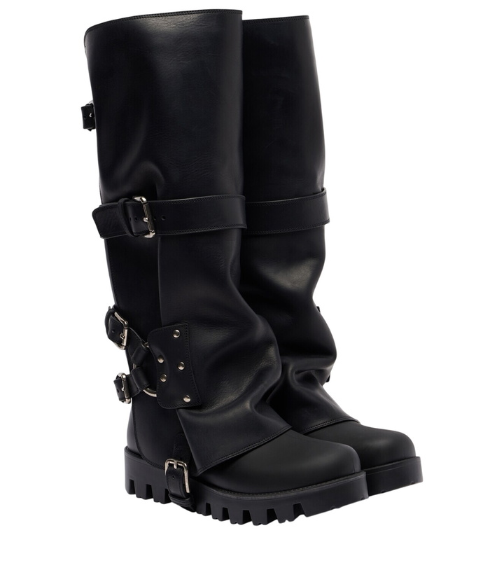 Photo: Dolce&Gabbana Leather biker boots