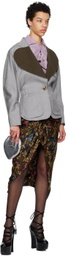 Vivienne Westwood Silver Belle Heart Frame Bag