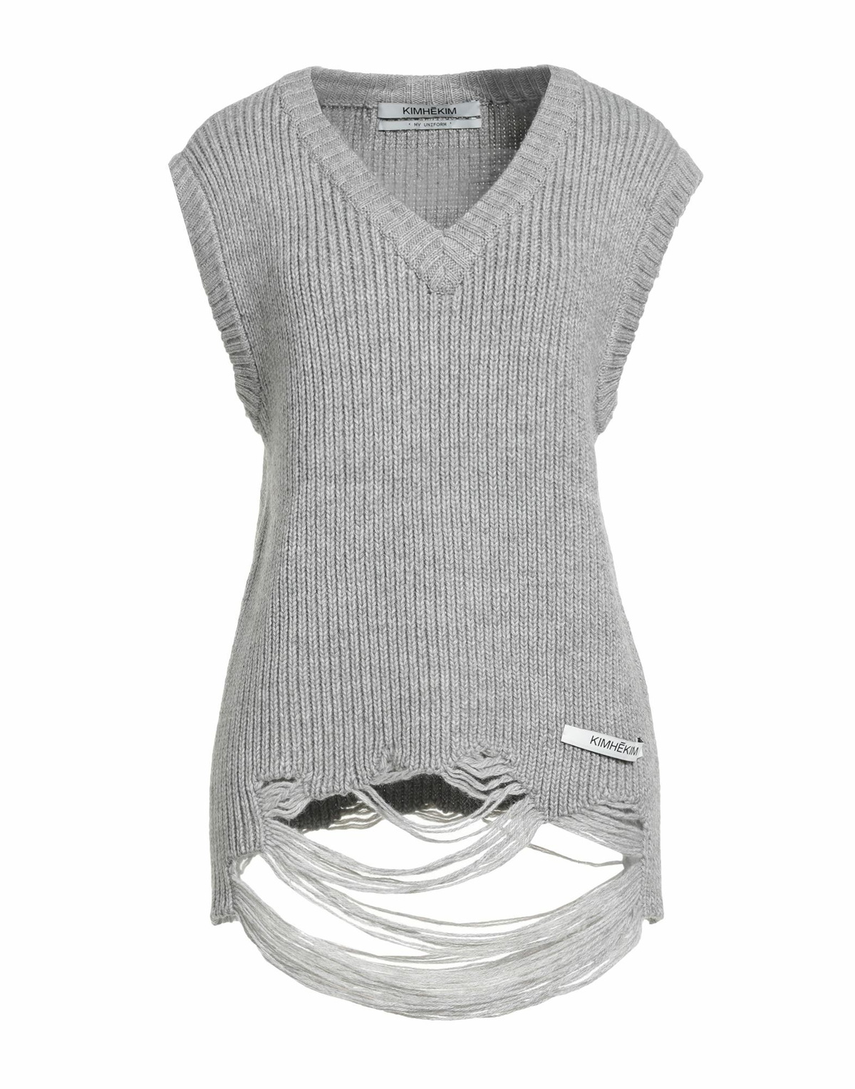 Kimhekim Womens Sweater in Grey