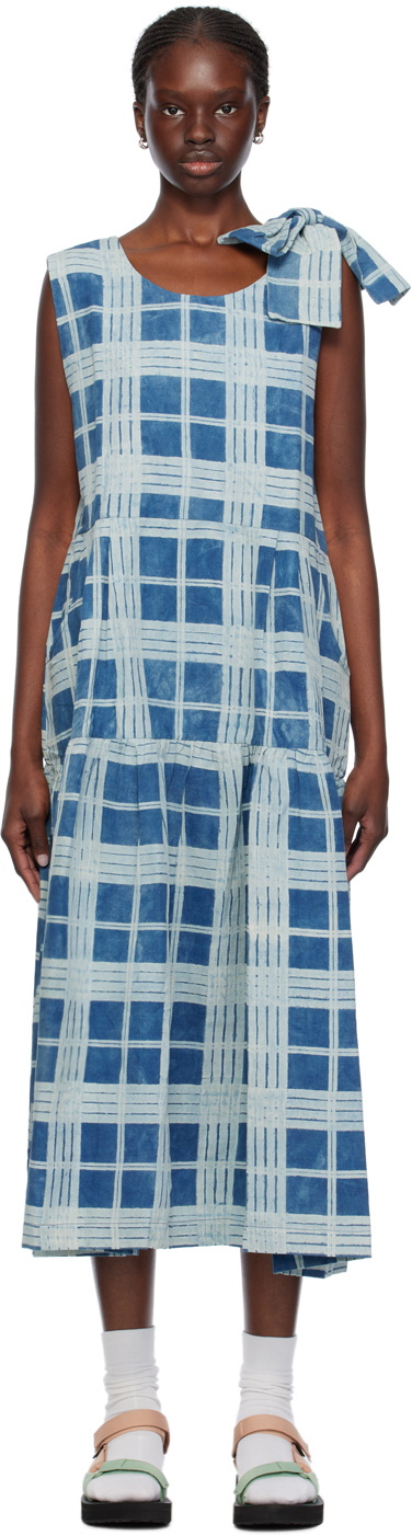 Story mfg. Blue Alice Midi Dress