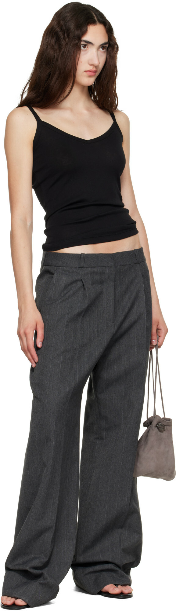FLORE FLORE Black Isla Camisole