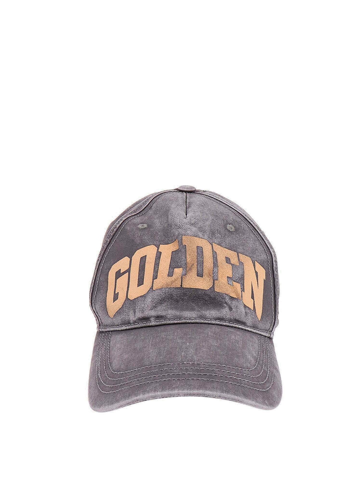 【関税&送料込】Golden Goose Deluxe Brand Hat Golden Goose Gray Logo Hat Golden Goose Deluxe Brand