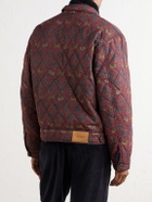 Aimé Leon Dore - Printed Quilted Shell Jacket - Red