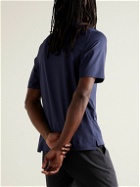 Lululemon - Logo-Appliquéd Stretch Recycled-Piqué Polo Shirt - Blue