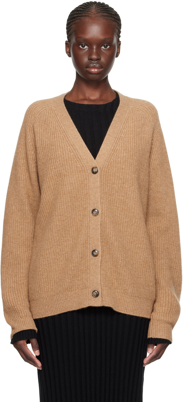Loulou Studio Tan Leka Cardigan Loulou Studio