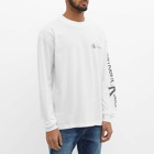 Calvin Klein Men's Long Sleeve Urban CK Graphic T-Shirt in White
