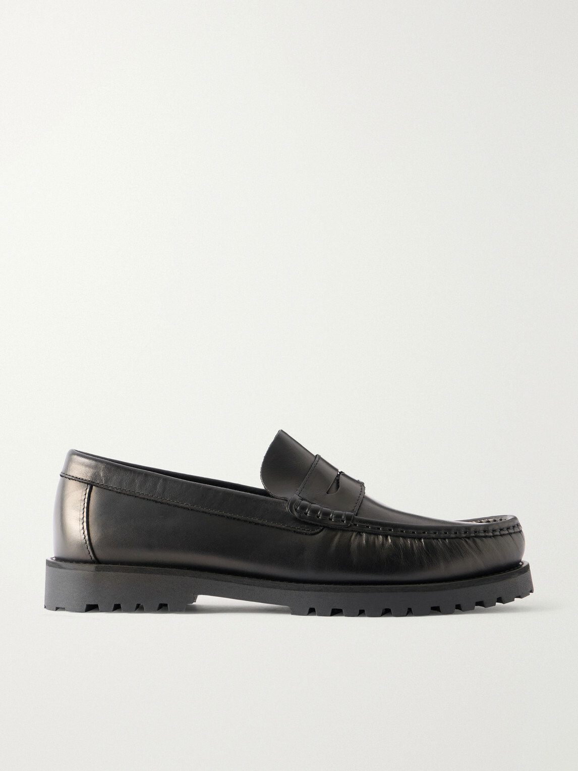 VINNY's - Lee Lake Leather Loafers - Black