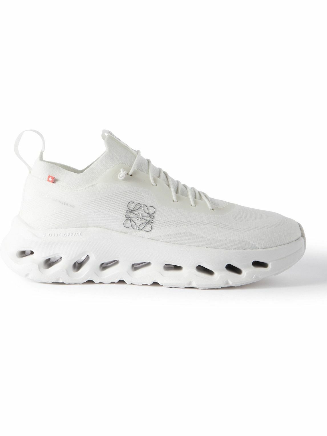 Photo: LOEWE - On Cloudtilt Stretch-Knit Sneakers - White