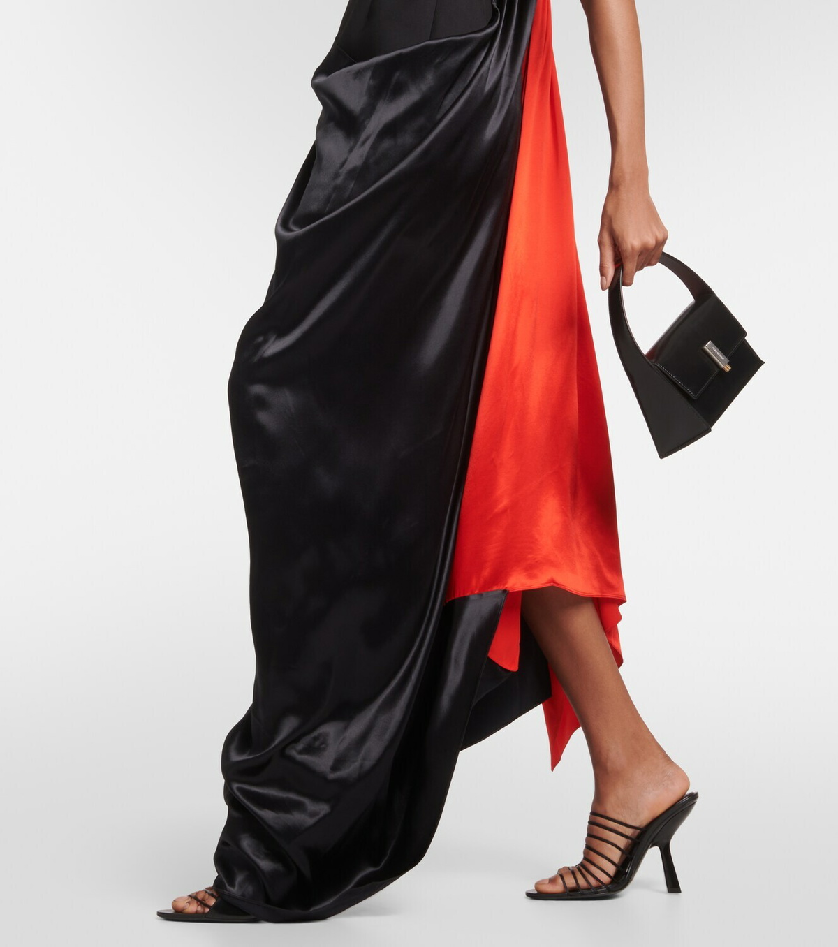 Ferragamo Draped bodycon maxi dress