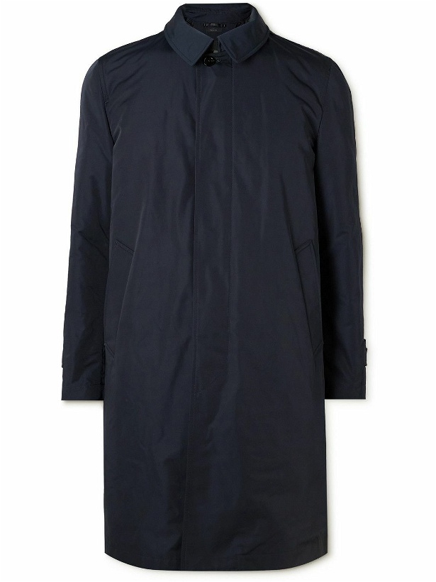 Photo: TOM FORD - Faille Coat with Detachable Quilted Down Liner - Blue