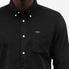 Barbour Men's Ramsey Tailored Cord Shirt in Black