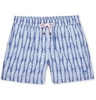 Pink House Mustique - Mid-Length Printed Swim Shorts - Blue