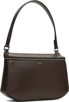 TOTEME Brown Clip Leather Shoulder Bag