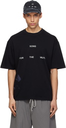 Song for the Mute Black Logo Oversized T-shirt