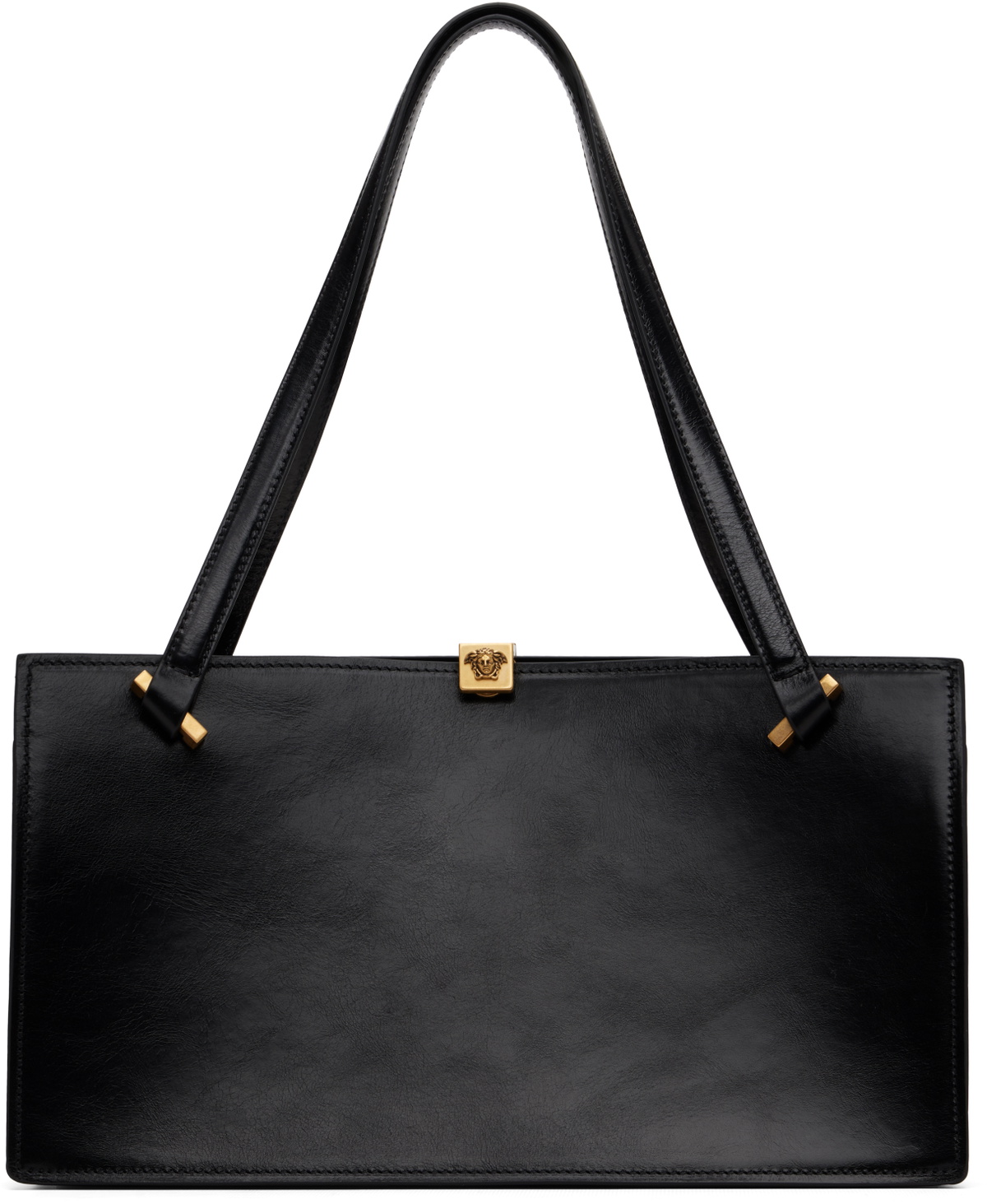 Versace Black Severine Leather Tote