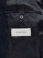 CARUSO - Unstructured Linen Suit Jacket - Blue - IT 46