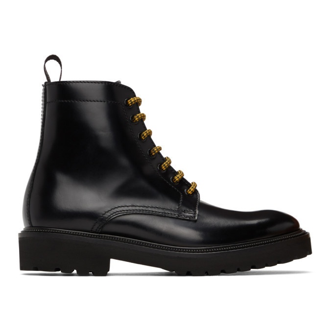 Photo: Paul Smith Black Farley Lace-Up Boots