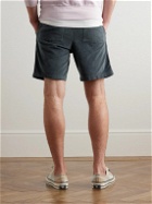 James Perse - Straight-Leg Cotton-Blend Corduroy Shorts - Blue