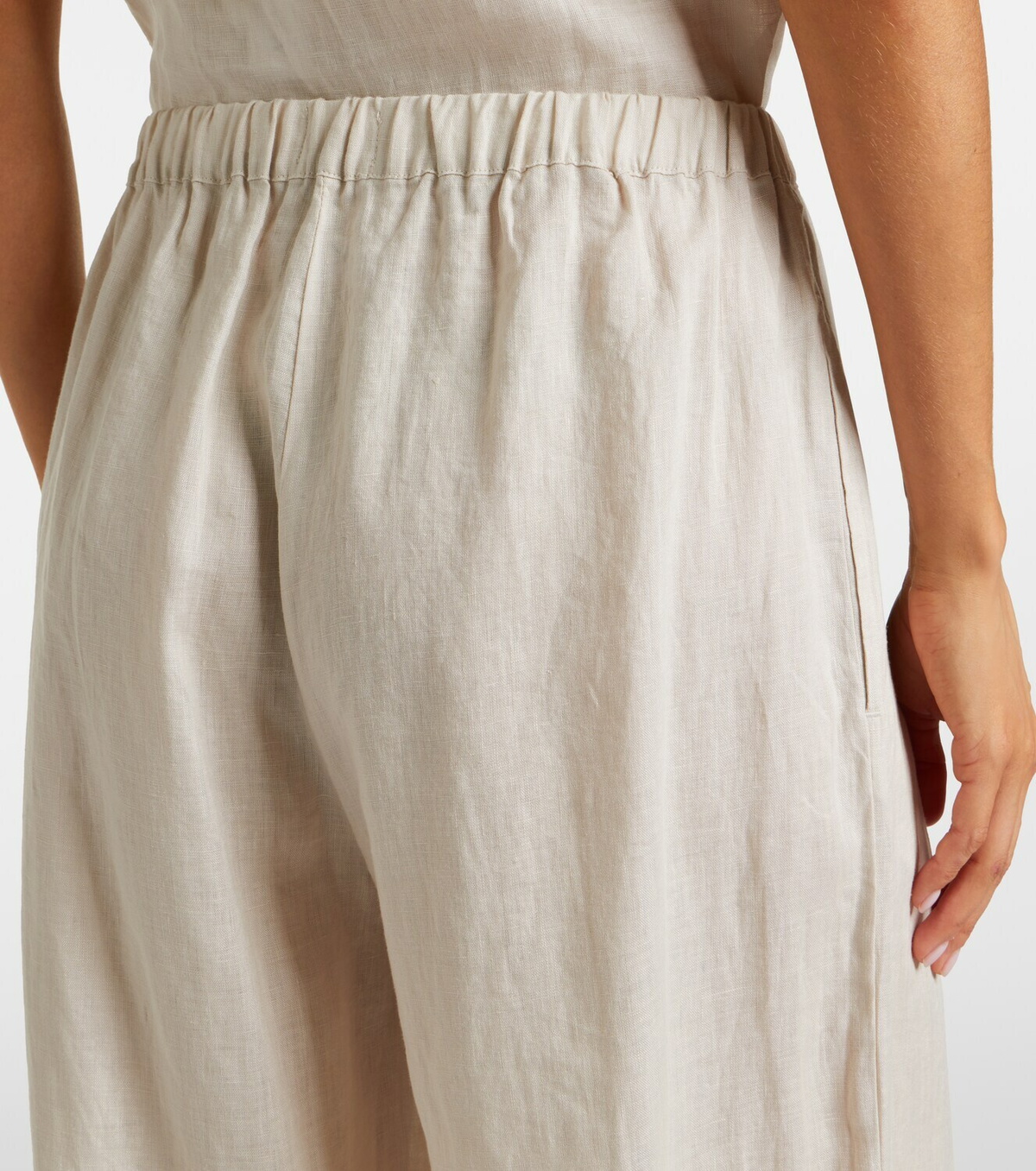 Velvet Camber linen balloon pants