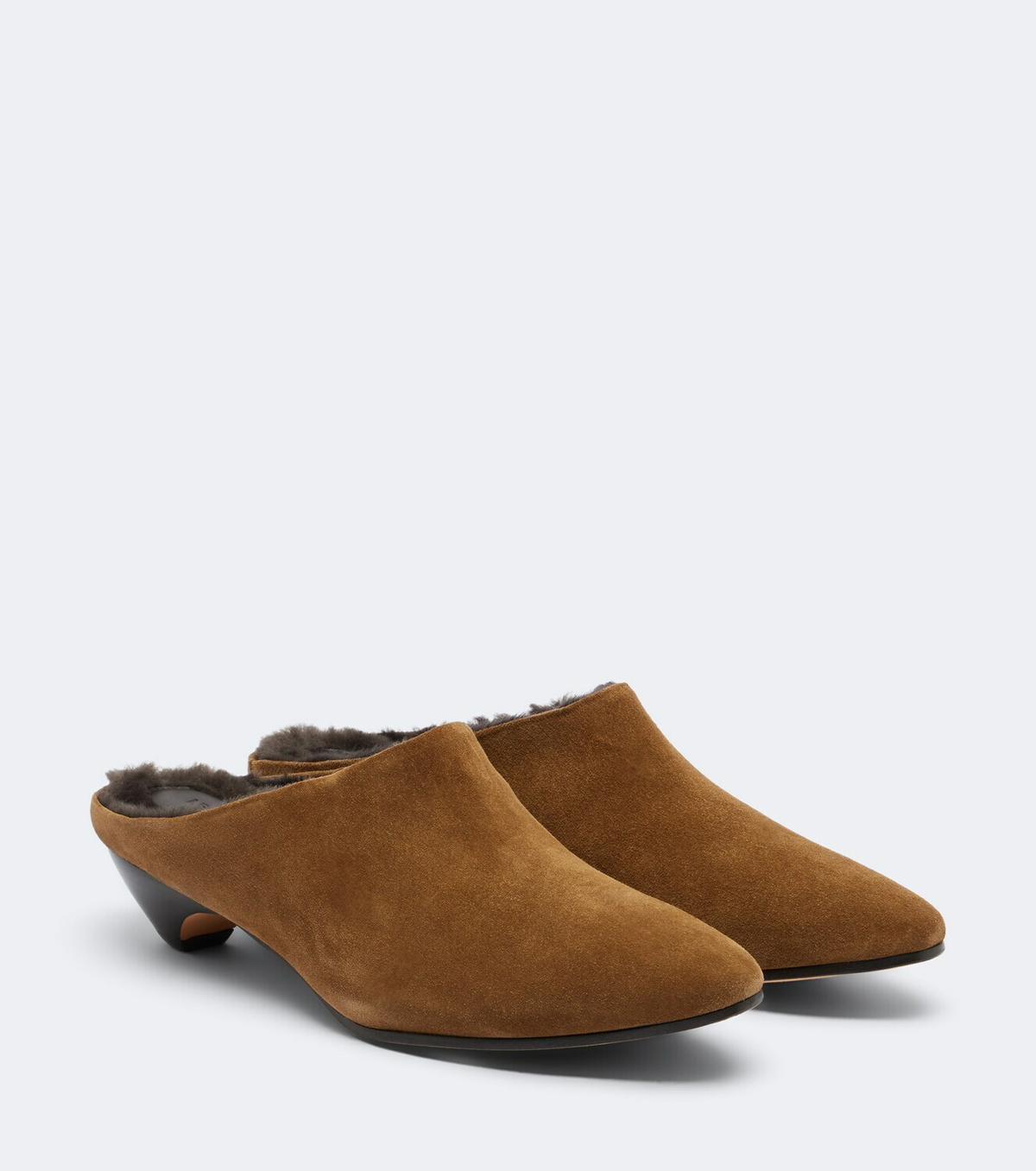 Le Monde Béryl Allegra shearling-lined suede mules