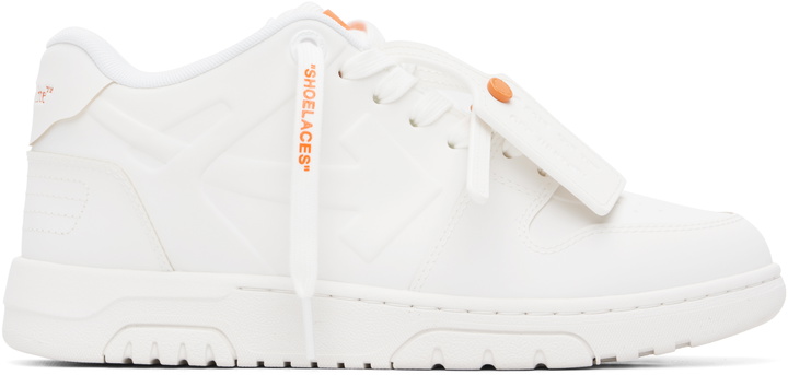 Photo: Off-White White 'Out Of Office' Molded Sneakers