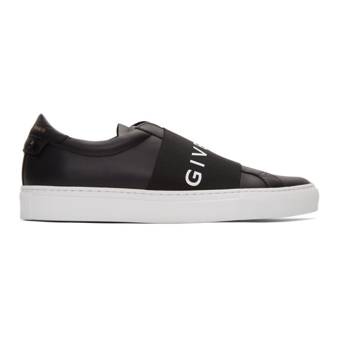 Photo: Givenchy Black and White Elastic Urban Street Sneakers
