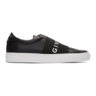 Givenchy Black and White Elastic Urban Street Sneakers