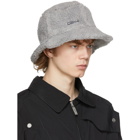 C2H4 Grey Fleece Bucket Hat