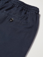 RUBINACCI - Cotton-Twill Bermuda Shorts - Blue - IT 46
