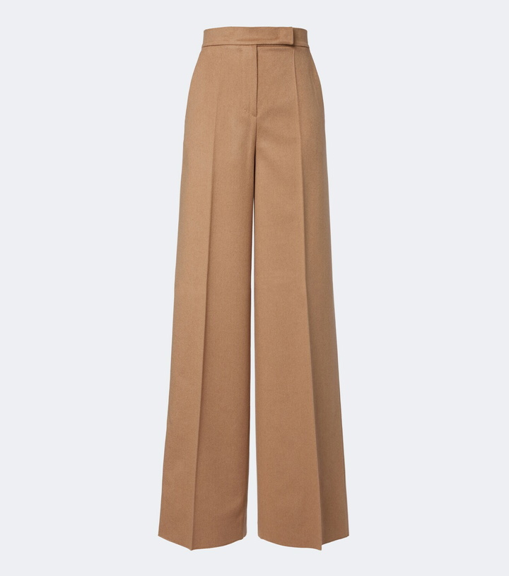Photo: Max Mara Camel hair wide-leg pants