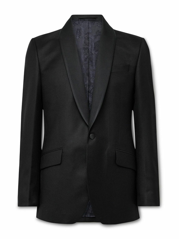 Photo: Favourbrook - Chesham Shawl-Collar Wool-Twill Tuxedo Jacket - Black