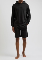 Calvin Klein Logo Stretch-cotton Pyjama Shorts Black