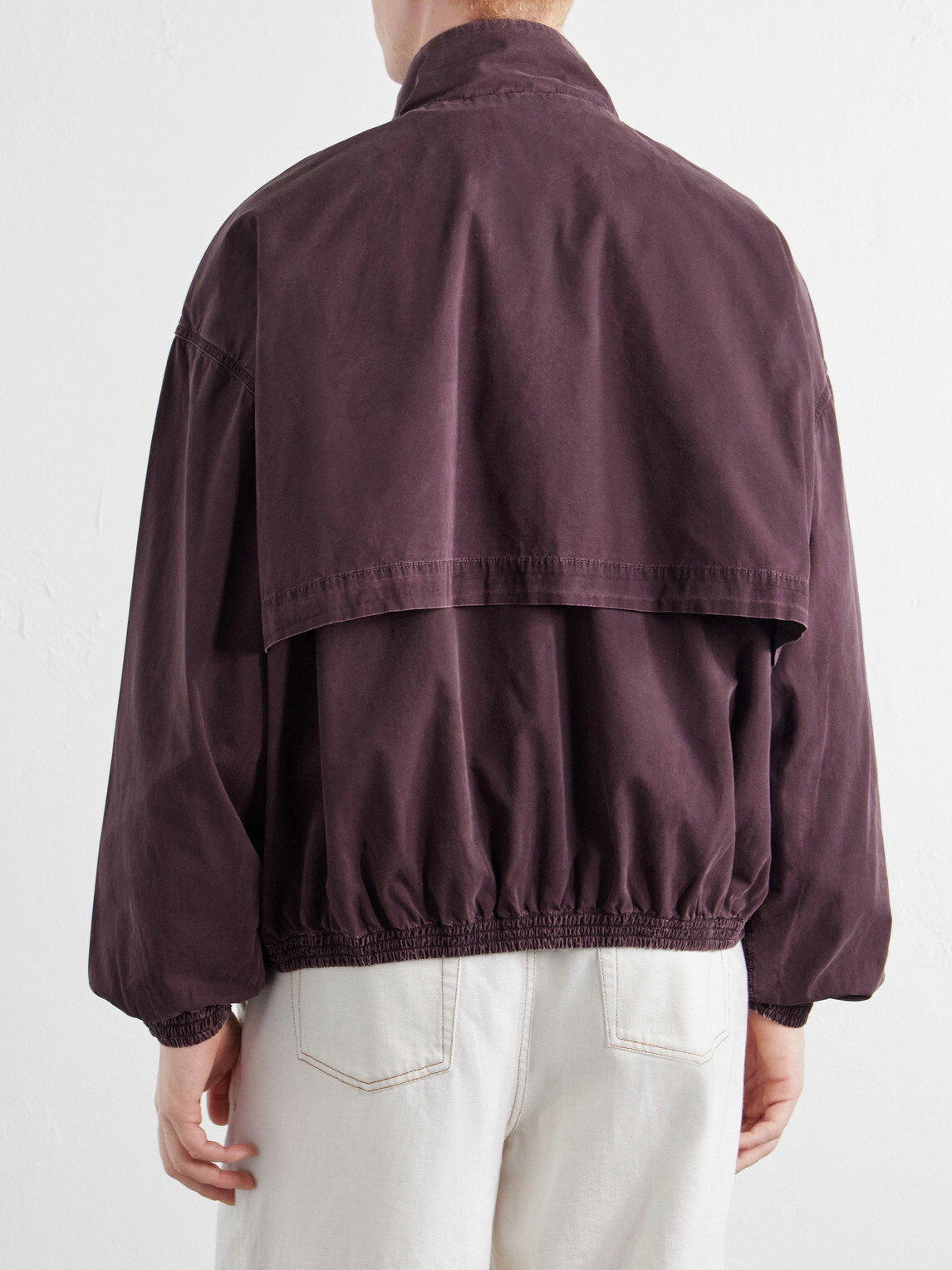 AGOLDE - Marshall Cotton-Poplin Jacket - Purple