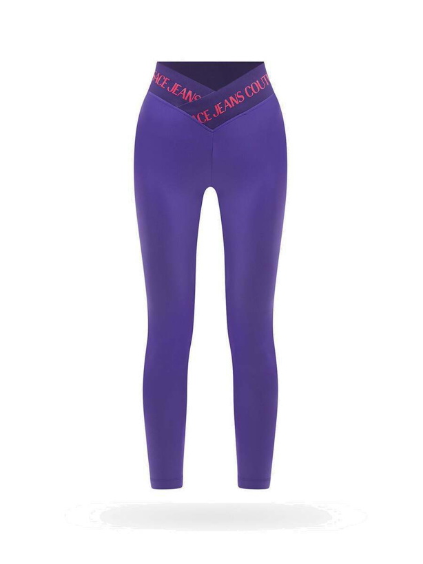 Photo: Versace Jeans Couture   Leggings Purple   Womens