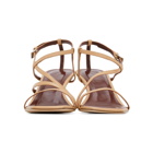 Staud Beige Nappa Gita Heeled Sandals