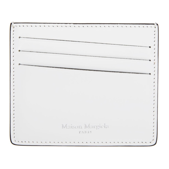 Photo: Maison Margiela White and Black Leather Card Holder