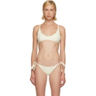 TOTEME Off-White Scoop Bikini Top