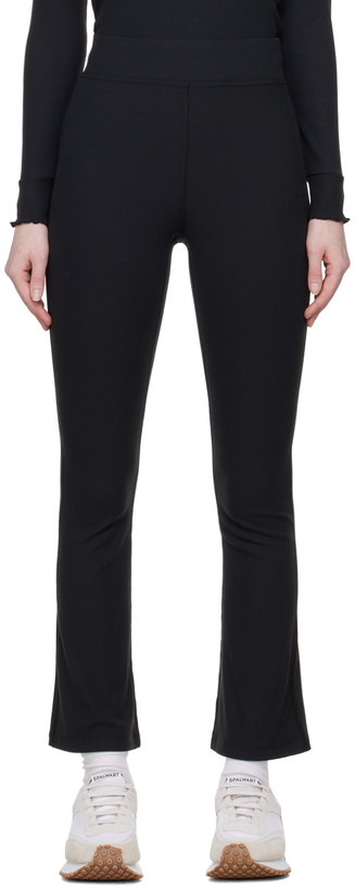 Photo: Outdoor Voices Black Kick Flare Leggings