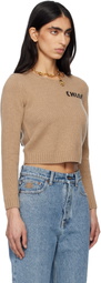 Chloé Brown Chunky Wool Knit Sweater