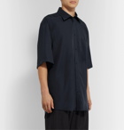 Balenciaga - Oversized Lyocell Shirt - Blue