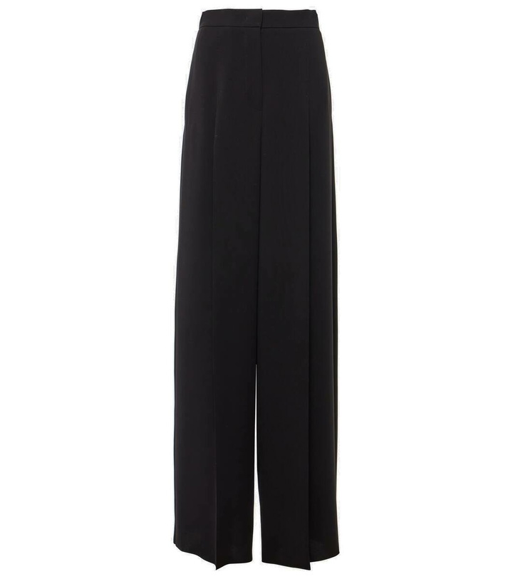 Photo: Max Mara Pleated cady wide-leg pants