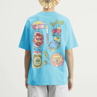 Damson Madder Women's Snack Plate Graphic T-Shirt in Blue