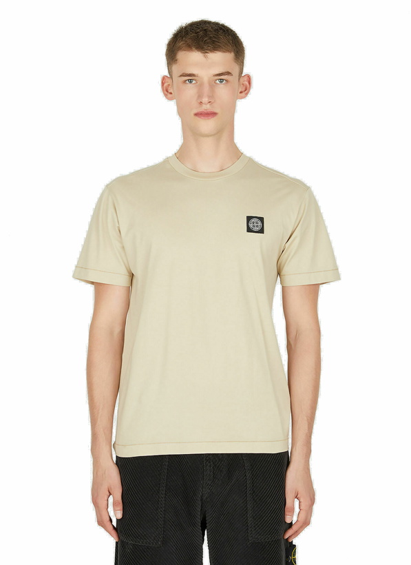 Photo: Compass Patch T-Shirt in Beige